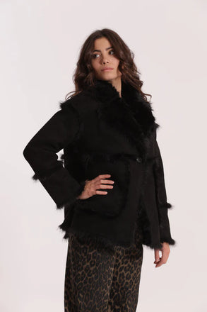 GIUBBOTTO MIMI MUA 6571 REVERSIBILE EFFETTO MONTONE