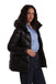 PIUMINO MIMI MUA ART6566 CORTO CON CAPPUCCIO TRAMA GEOMETRICA