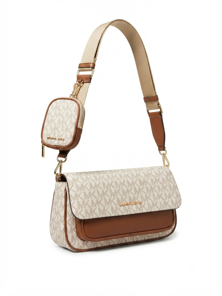 Borsa Michael Kors jet set travel a tracolla piccola con pochette