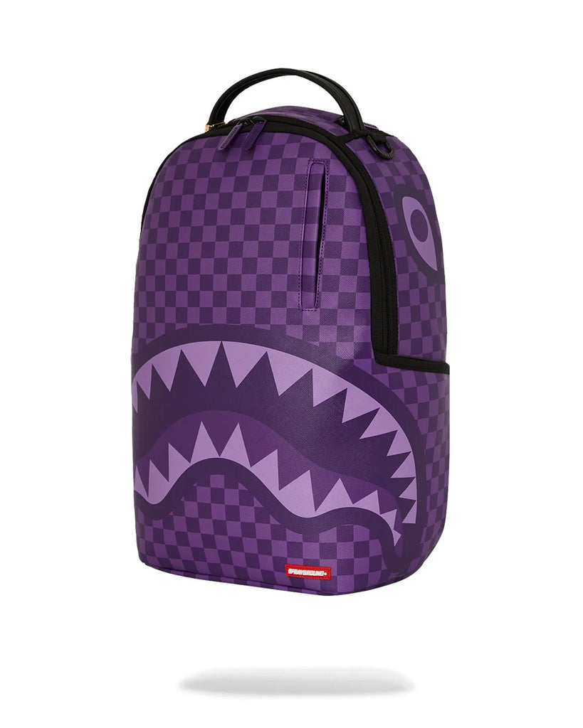 ZAINO SPRAYGROUND ART7645 PURPLE SHARK SHARKS IN PARIS DLXSV BACKPACK