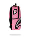 ZAINO SPRAYGROUND ART7694 PINK AND BLACK DRIP CHECK DLXSV BACKPACK