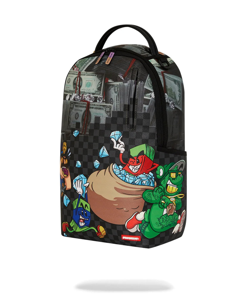 ZAINO SPRAYGROUND ART7534 MONEY TEAM DIAMOND HEIST