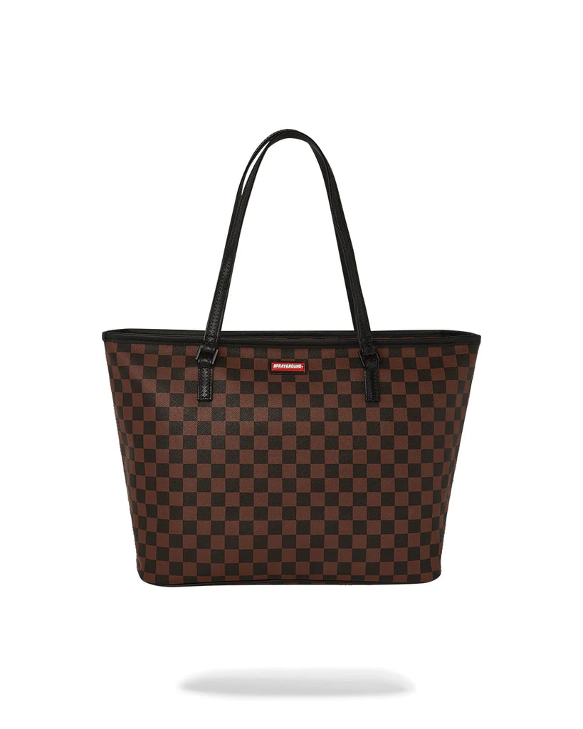 Borsa Sprayground Machine Francaise Tote Brown 910T7494