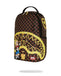 ZAINO SPRAYGROUND ART7257 RICHIE RICH GOLD SHARKMOUTH DLXSV BACKPACK