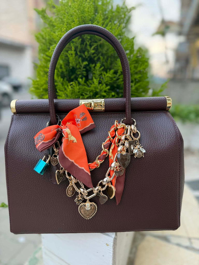 Borsa Luxyra Kelly Bag con charm