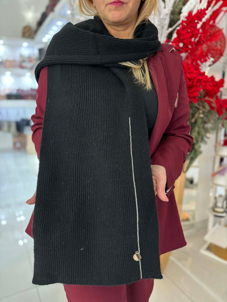 Sciarpa Alessia & Massimo SP4527 filo in strass