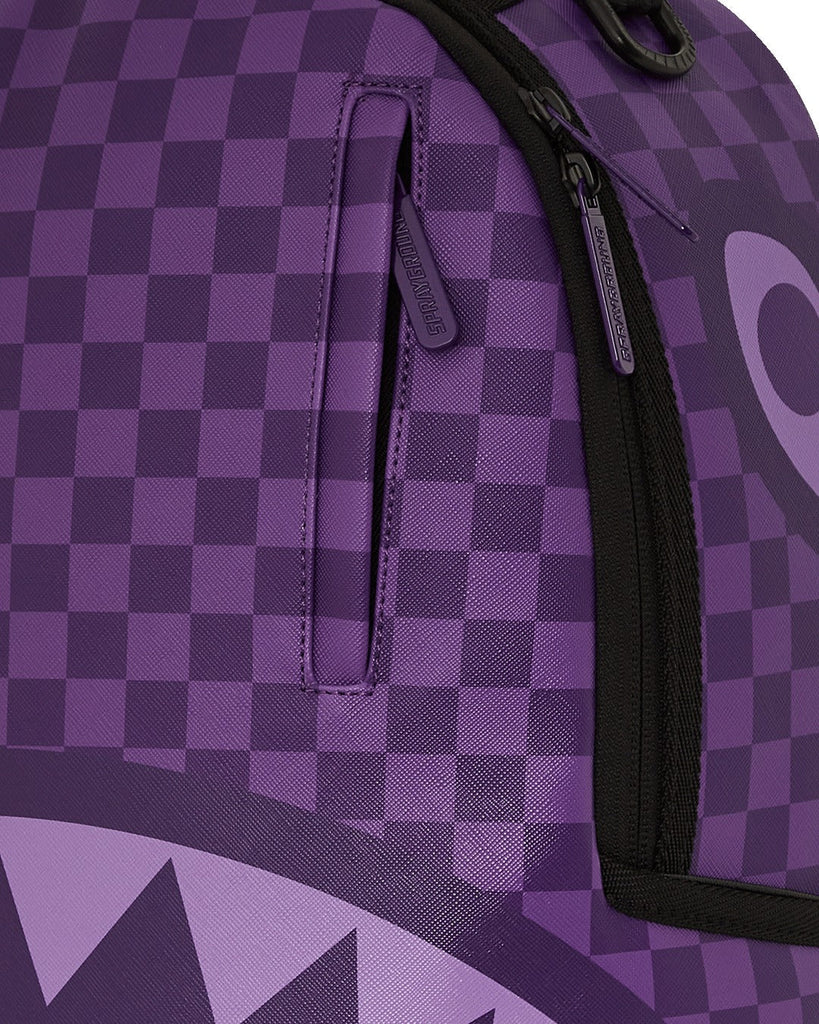 ZAINO SPRAYGROUND ART7645 PURPLE SHARK SHARKS IN PARIS DLXSV BACKPACK