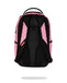 ZAINO SPRAYGROUND ART7694 PINK AND BLACK DRIP CHECK DLXSV BACKPACK