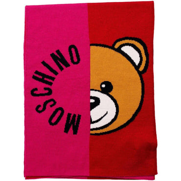 Sciarpa Moschino Art30780 M2954 in lana Orsetto B/color