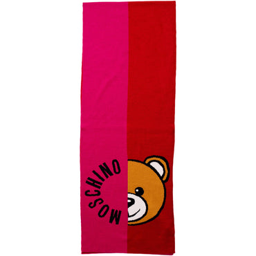 Sciarpa Moschino Art30780 M2954 in lana Orsetto B/color