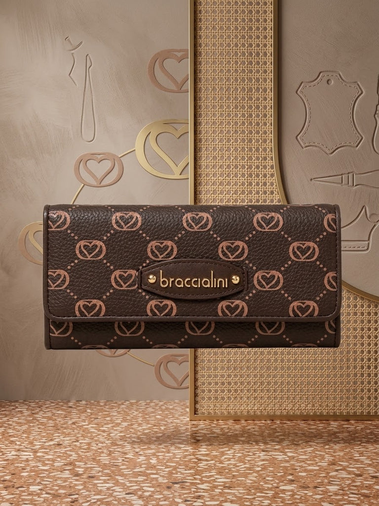 Portafoglio Braccialini Monogram B19391 Brown