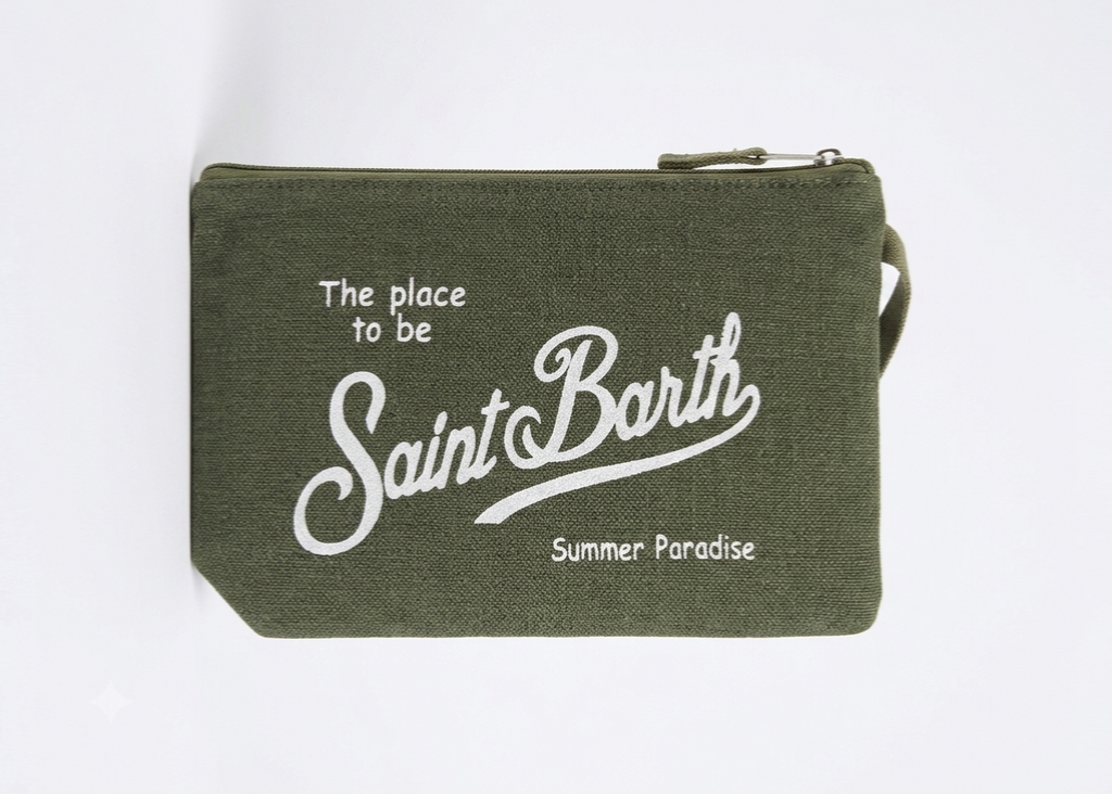 Pochette Saint Barth Aline linen
