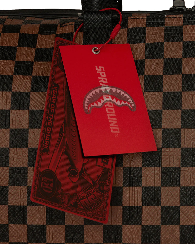 BORSONE SPRAYGROUND 8235 CHECK 2 EMBOSS DUFFLE