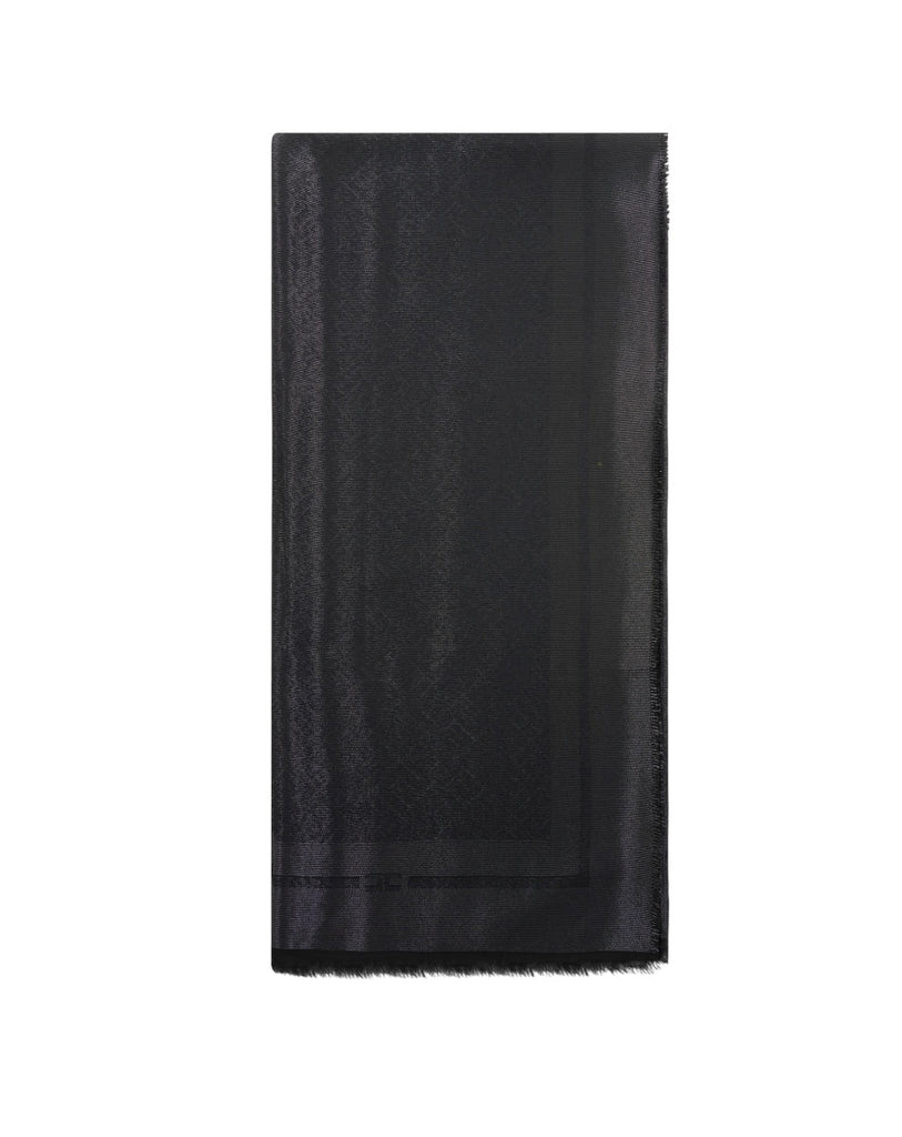 Pashmina Elisabetta Franchi SC12F56E2 con pattern logo