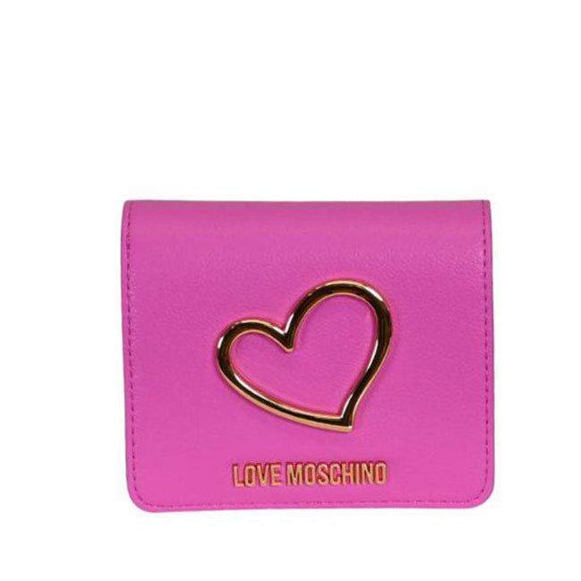 Portafoglio Love moschino JC5506 con cuore gold