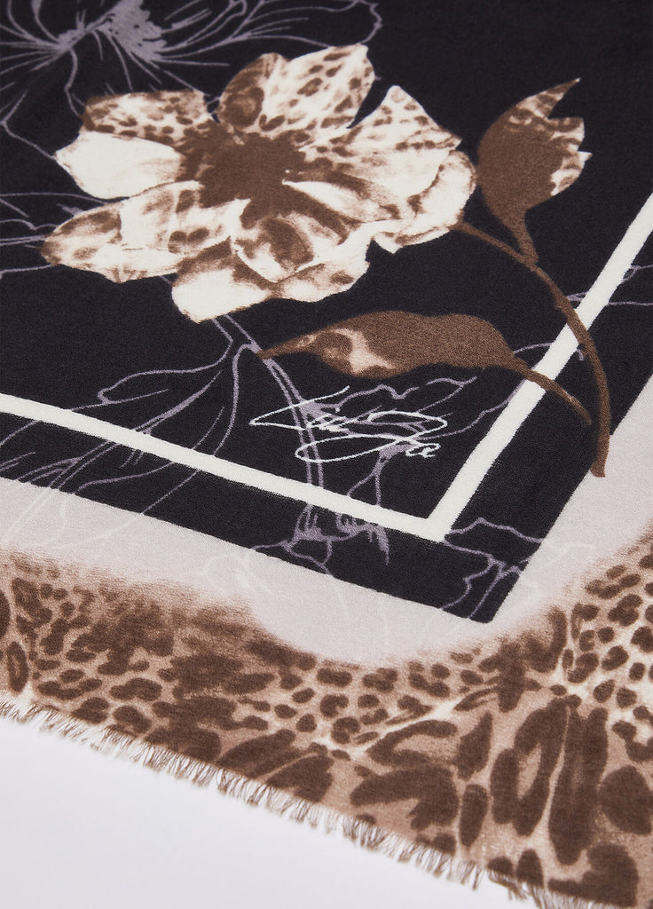 Foulard Liu-Jo 2F6065  flower e maculato