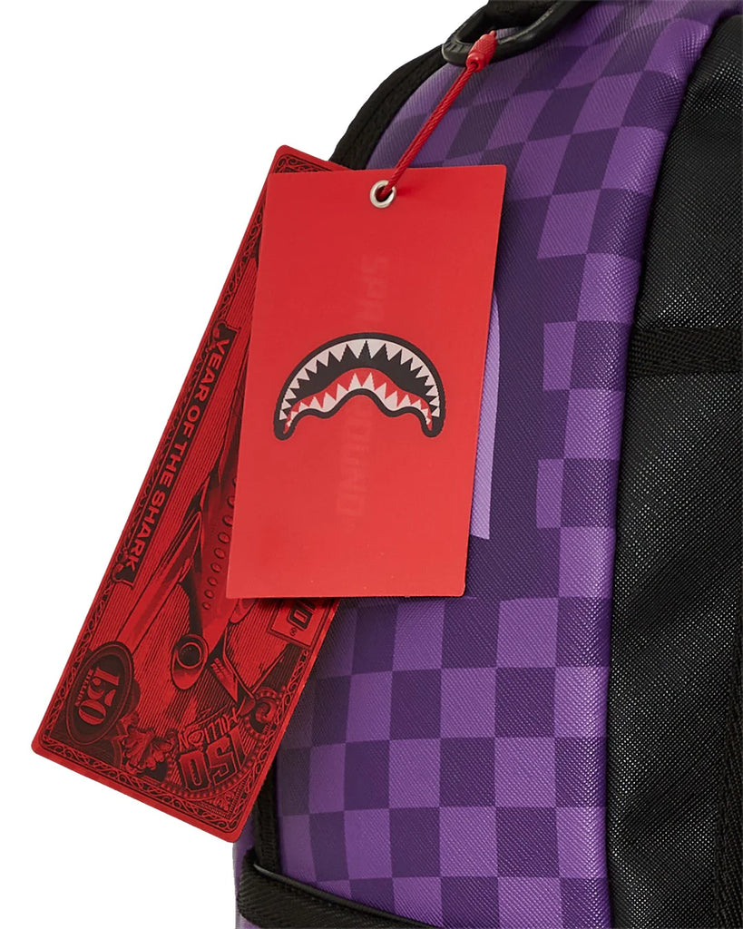 ZAINO SPRAYGROUND ART7645 PURPLE SHARK SHARKS IN PARIS DLXSV BACKPACK