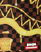 ZAINO SPRAYGROUND ART7257 RICHIE RICH GOLD SHARKMOUTH DLXSV BACKPACK