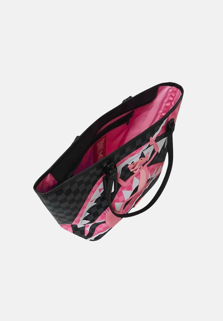BORSA SPRAYGROUND 9377 SHOPPER PINK PANTHER ON THE RUN TOTE