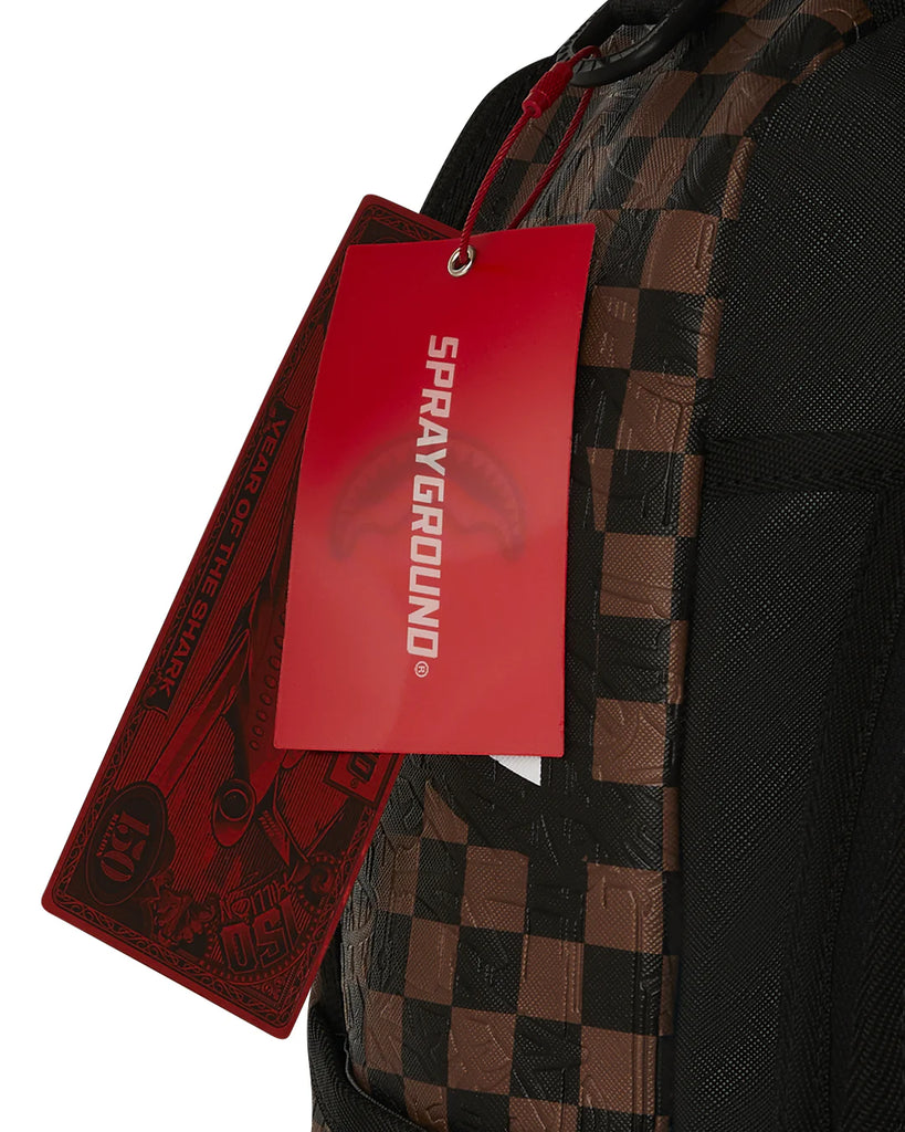 ZAINO SPRAYGROUND 8232 CHECK 2 EMBOSS BACKPACK