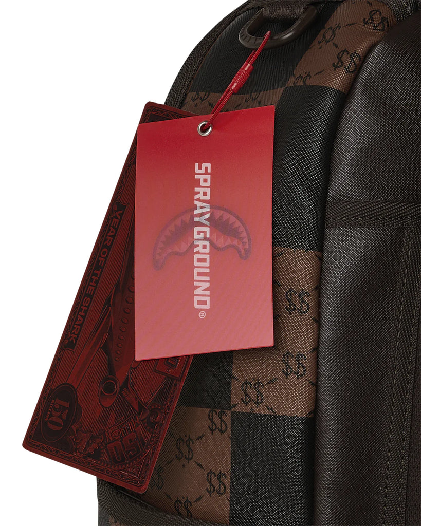 ZAINO SPRAYGROUND 6263 ENLARGED CHECK PARIS DLXSV BACKPACK