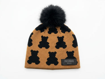 Cappello Pashbag 20429 Camel con Teddy