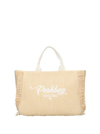 Borsa Pashbag Tote Birdie 17537 in rafia