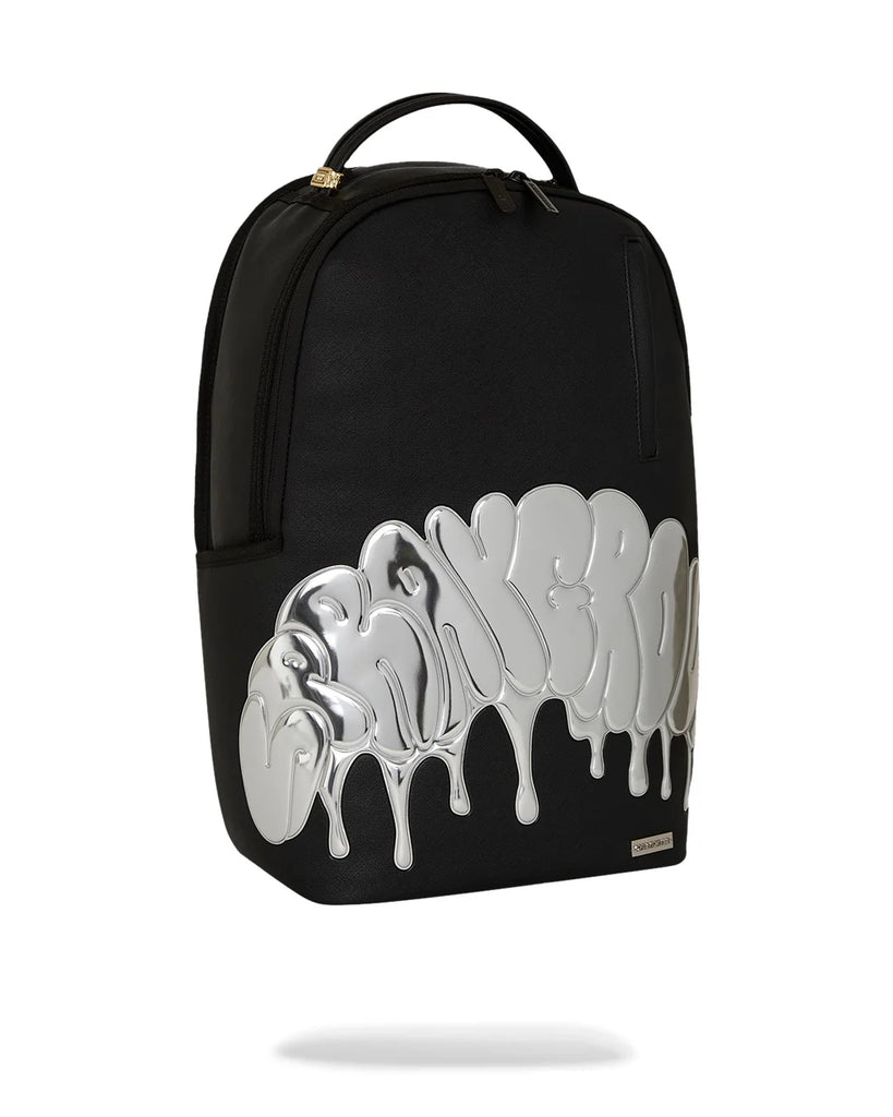 ZAINO SPRAYGROUND ART7745 METALLIC DRIP SHARK BUBBLE LETTERS DLX BACKPACK