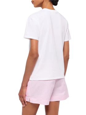 T-shirt Emilie in cotone con ricamo Texani & Tequila