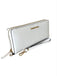Portafogli Michael Kors Jet Set Travel Continental Leather Optic White 34F9GM9E9L