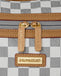 BORSA SPRAYGROUND 9398 BAULETTO EMBOSSED CREAM CHECK MINI DUFFLE