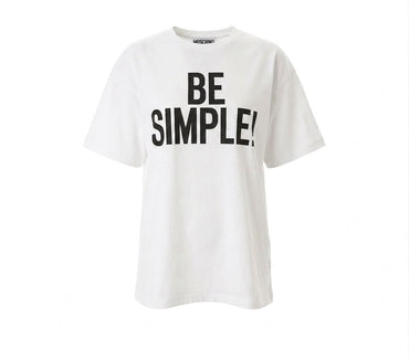 T-Shirt Moschino Couture Donna "BE SIMPLE!" DJ0704