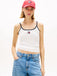 Canotta TJW Slim Badge Strappy Top 22261