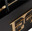 Borsa Elisabetta Franchi BS05A46E2 a mano media con logo Nero