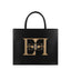 Borsa Elisabetta Franchi BS05A46E2 a mano media con logo Nero