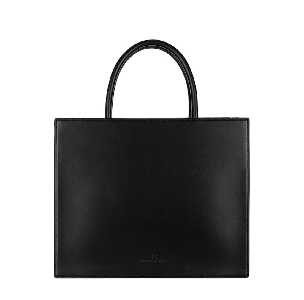 Borsa Elisabetta Franchi BS05A46E2 a mano media con logo Nero