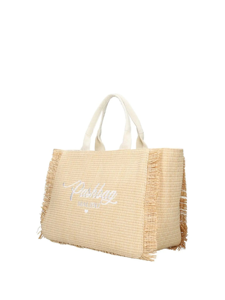 Borsa Pashbag Tote Birdie 17537 in rafia