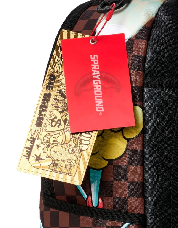 ZAINO SPRAYGROUND 9079 INSPECTOR GADGET HANDS BACKPACK