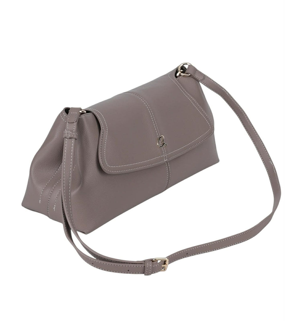 BORSA AXEL 1010 3514 A TRACOLLA CON CUCITURE A CONTRASTO