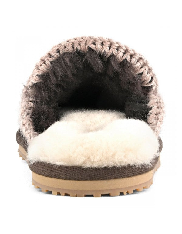 Scarpe MOU Sabot Eskimo Slipper MU FW161007A Mocha