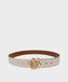 Cinture Michael Kors reversibili con placca logata oro