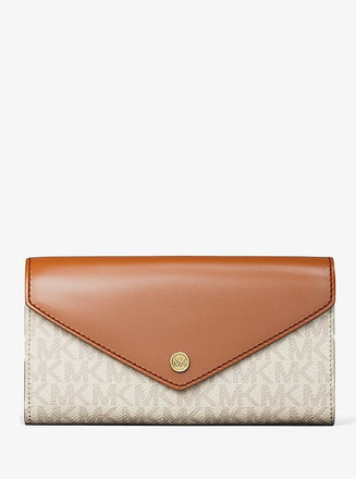 Portafoglio Michael Kors Jet Set Travel Large Signature Envelope Wallet
