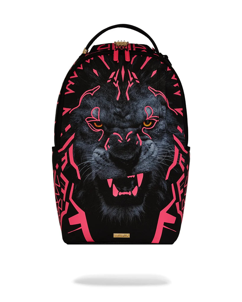 ZAINO SPRAYGROUND ART7716 AI LION NEON PINK BACKPACK