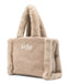 Borsa Saint Barth COL0034 002951 a mano Colette Shearling Rib in misto lana a coste e shearling