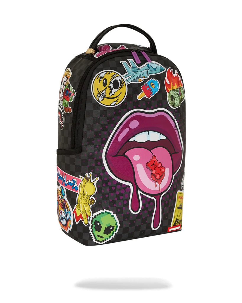 ZAINO SPRAYGROUND ART7581 LIPS SMACK DOWN DLXSV BACKPACK