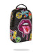 ZAINO SPRAYGROUND ART7581 LIPS SMACK DOWN DLXSV BACKPACK