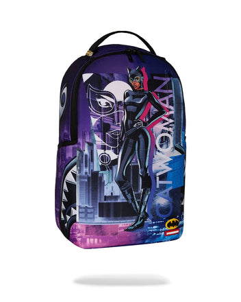 ZAINO SPRAYGROUND ART7746 CAT WOMAN IN THE CITY DLXR BACKPACK