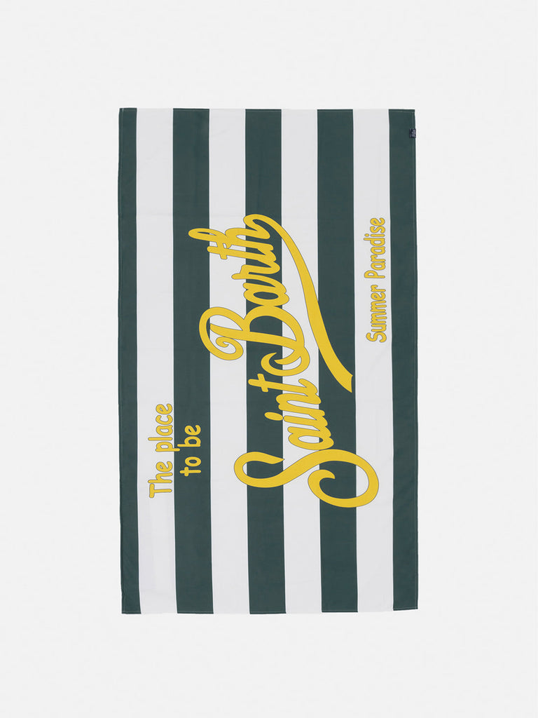 Telo mare Saint Barth in microfibra Aidan stripes pop AID0001 05134H