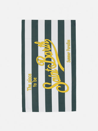 Telo mare Saint Barth in microfibra Aidan stripes pop AID0001 05134H