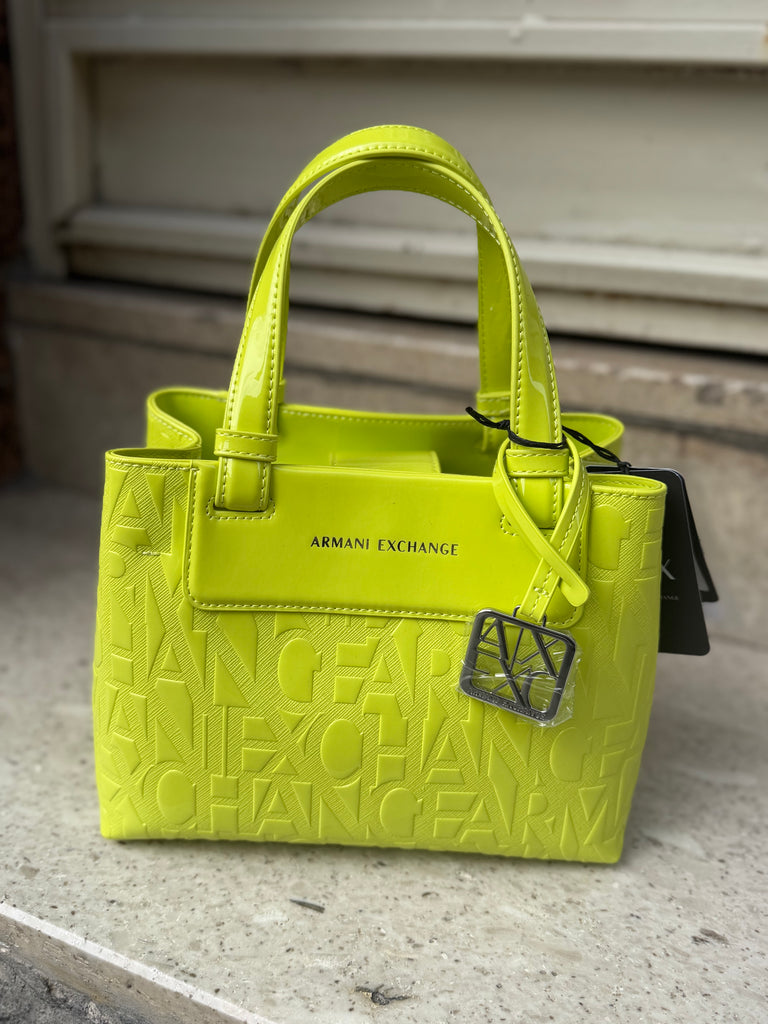 Borsa Armani Exchange XW001576 AF17290 Tote Small Vernice
